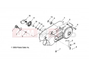 POLARIS PHOENIX 200 (A12PB20AF) ENGINE » ENGINE, CRANKCASE COVER, LH - (49ATVCRANKCASECVRLH08PHX)