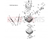 POLARIS PHOENIX 200 (A12PB20AF) ENGINE » ENGINE, CYLINDER HEAD - (49ATVCYLINDERHD09PHX)