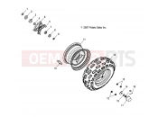 POLARIS PHOENIX 200 (A12PB20AF) WHEELS » WHEELS, FRONT - (49ATVWHEELFRT08PHX)