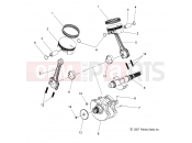 VICTORY KINGPIN - V12CB36NP/NPC/NPA ENGINE » ENGINE, CRANKSHAFT and PISTON - (49VICPISTON08VEGAS)