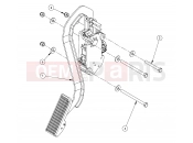 Polaris 2011 LEV GEM - e2/e4/e6/eS/eL/eLXD ELECTRICAL | ELECTRICAL, ACCELERATOR PEDAL - e2/e4/e6/eS/eL/eLXD (49GEMELECTRICAL11PEDAL)