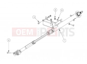 Polaris 2011 LEV GEM - e2/e4/e6/eS/eL/eLXD STEERING » STEERING, COLUMN, SPLINED - (49GEMSTEER11COLUMNSPLINED)