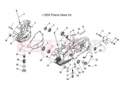 Polaris 2010 ATV PHOENIX 200 QUAD (A10PB20EB) ENGINE | ENGINE, CRANKCASE - A10PB20EB (49ATVCRANKCASE10PHXQD)