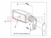 Polaris 2010 LEV GEM - E2/E4/E6/ES/EL/ELXD BODY » BODY, MIRROR, SIDE - e2/e4/e6/eS/eL/eLXD (49GEMBODY11MIRROR)