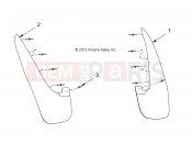 Polaris 2010 LEV GEM - E2/E4/E6/ES/EL/ELXD BODY » BODY, MUD FLAPS - e2/e4/e6/eS/eL/eLXD (49GEMBODY11MUDFLAP)