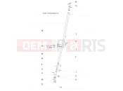 Polaris 2010 LEV GEM - E2/E4/E6/ES/EL/ELXD BODY » BODY, OPTIONS, B-PILLAR FRAMED CANVAS LEFT/RIGHT - e4/e6 (49GEMOPTIONS11BPILLAR)