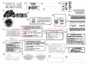 Polaris 2010 LEV GEM - E2/E4/E6/ES/EL/ELXD DECALS » DECALS, 2011 - eS (49GEMDECALS11DECALSES)