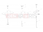 Polaris 2010 LEV GEM - E2/E4/E6/ES/EL/ELXD ELECTRICAL » ELECTRICAL, BATTERY HOLD DOWN - e2/e4/eS (49GEMELECTRICAL11BATTERYHOLD)