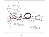 Polaris 2010 LEV GEM - E2/E4/E6/ES/EL/ELXD ELECTRICAL » ELECTRICAL, OPTIONS, LIGHTBAR, AERO DUAL HALOGEN, RED - e2/e4/e6/eS/eL/eLXD (49GEMOPTIONS11LIGHTBARE2)