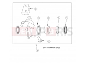 Polaris 2010 LEV GEM - E2/E4/E6/ES/EL/ELXD STEERING » STEERING, KNUCKLE, LEFT, 7.56 DISC - e2/eS (49GEMSTEER11KNUCKLELT)