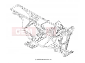 Polaris 2009 ATV TRAIL BLAZER 330 (A09BA32AA) CHASSIS » CHASSIS, FRAME - (49ATVFRAME08TB)