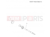 Polaris 2009 ATV TRAIL BLAZER 330 (A09BA32AA) ENGINE | ENGINE, CHOKE CABLE - A09BA32AA (49ATVCABLE08SCRAM)