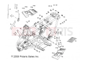 Polaris 2009 ATV PHOENIX 200 QUAD (A09PB20EB) CHASSIS » CHASSIS, FRAME - (49ATVFRAME09PHXQD)