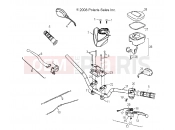 Polaris 2009 ATV PHOENIX 200 QUAD (A09PB20EB) STEERING » STEERING, HANDLEBAR - (49ATVHANDLEBAR09PHXQD)