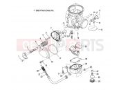 Polaris 2009 ATV SCRAMBLER 2X4 INTL (A09BA50FA) ENGINE | ENGINE, CARBURETOR, LOWER - A09BA50FA (4999201549920154D02)
