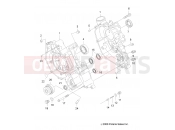 Polaris 2009 ATV SCRAMBLER 2X4 INTL (A09BA50FA) ENGINE | ENGINE, CRANKCASE - A09BA50FA (49ATVCRANKCASE09SP500)