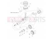 Polaris 2009 ATV SCRAMBLER 2X4 INTL (A09BA50FA) ENGINE | ENGINE, CRANKSHAFT and PISTON - A09BA50FA (49ATVCRANKSHAFT08SCRAM)