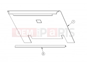 Polaris 2009 LEV GEM - E2/E4/E6/ES/EL/ELXD BODY » BODY, PANEL BACK WITH LATCH - e6 (49GEMBODY11PNLE6)