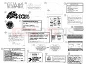 Polaris 2009 LEV GEM - E2/E4/E6/ES/EL/ELXD DECALS » DECALS, 2011 - e4 (49GEMDECALS11DECALSE4)