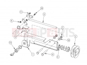 Polaris 2009 LEV GEM - E2/E4/E6/ES/EL/ELXD STEERING » STEERING, LOCK, MANUAL - e2/e4/e6/eS/eL/eLXD (49GEMSTEER11LOCK)