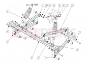 Polaris 2009 LEV GEM - E2/E4/E6/ES/EL/ELXD SUSPENSION » SUSPENSION, REAR - e2/e4/eS (49GEMSUSP11RR)