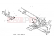 Polaris 2008 ATV HAWKEYE 2X4 (A08LB27AA) CHASSIS | CHASSIS, FRAME - A08LB27AA (49ATVFRAME08HAWKINTL)