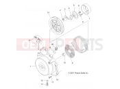Polaris 2008 ATV HAWKEYE 2X4 (A08LB27AA) ENGINE | ENGINE, RECOIL STARTER - A08LB27AA (49ATVRECOIL08SP300)
