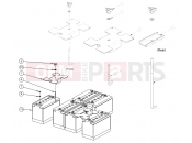Polaris 2008 LEV GEM - E2/E4/E6/ES/EL/ELXD ELECTRICAL » ELECTRICAL, BATTERY LEAD ACID FLOODED EV31 HOLD DOWN - e2/e4/eS (49GEMELECTRICAL11BATTERYLEAD)