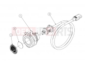 Polaris 2008 LEV GEM - E2/E4/E6/ES/EL/ELXD ELECTRICAL » ELECTRICAL, EXTERIOR CHARGING INLET - e2/e4/e6/eS/eL/eLXD (49GEMELECTRICAL11CHARGEREXT)