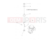 POLARIS TRAIL BOSS 330 (A07CA32AA) ENGINE | ENGINE, CARBURETOR BRACKET - A07CA32AA (49ATVCARBBRKTBOSS)