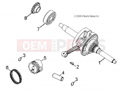 POLARIS PREDATOR 50 - A07KA05CA/CB/CD ENGINE » ENGINE, CRANKSHAFT and PISTON - (49ATVCRANKSHAFT07PRED50)