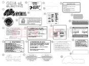 POLARIS GEM - E2/E4/E6/ES/EL/ELXD DECALS » DECALS, 2011 - eL (49GEMDECALS11DECALSEL)