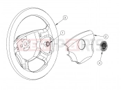 POLARIS GEM - E2/E4/E6/ES/EL/ELXD STEERING » STEERING, WHEEL, 4 SPOKE - e2/e4/e6/eS/eL/eLXD (49GEMSTEER11WHEEL)