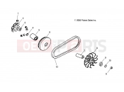 POLARIS PHOENIX 200 (A05PB20AA) DRIVE CLUTCH