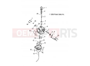 POLARIS PHOENIX 200 QUADRICYCLE (A05PB20EA) CARBURETOR