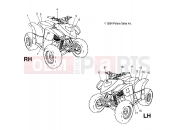 POLARIS PHOENIX 200 QUADRICYCLE (A05PB20EA) DECALS