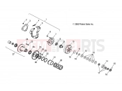 POLARIS PHOENIX 200 QUADRICYCLE (A05PB20EA) DRIVEN CLUTCH