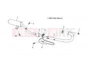 POLARIS PHOENIX 200 QUADRICYCLE (A05PB20EA) EXHAUST