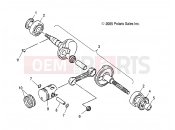 POLARIS PREDATOR 50 (A04KA05CA) CRANKSHAFT