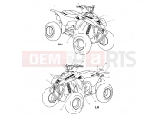 POLARIS SCRAMBLER 50 - A03EA05CA/CB DECALS