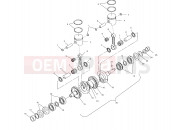 POLARIS OCTANE (W035402DA) CRANKSHAFT and PISTON