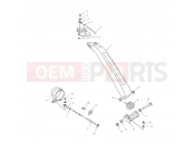 POLARIS OCTANE (W035402DA) STEERING HANDLEPOLE