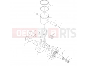 POLARIS TRAIL BLAZER - A02BA25CA/CD CRANKSHAFT and PISTON