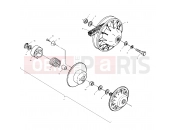 POLARIS TRAIL BLAZER - A02BA25CA/CD DRIVEN CLUTCH