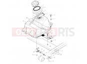 POLARIS TRAIL BLAZER - A02BA25CA/CD FUEL TANK