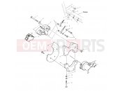 POLARIS TRAIL BLAZER - A02BA25CA/CD REAR CALIPER MOUNTING