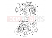 POLARIS SCRAMBLER 50 (A02EA05CA) DECALS