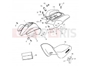 POLARIS SCRAMBLER 50 (A02EA05CA) FENDER/SEAT