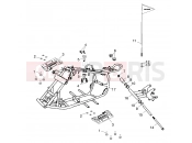 POLARIS SCRAMBLER 50 (A02EA05CA) FRAME BODY