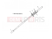 POLARIS SCRAMBLER 50 (A02EA05CA) REAR WHEEL AXLE